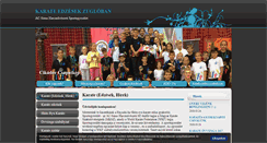 Desktop Screenshot of karatezuglo.hu
